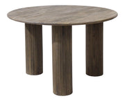 Tavolo Ø120x77h cm Dacca Brown