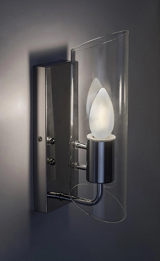 Applique bagno cromata vetro E14 IP44 Teodoro Rabalux