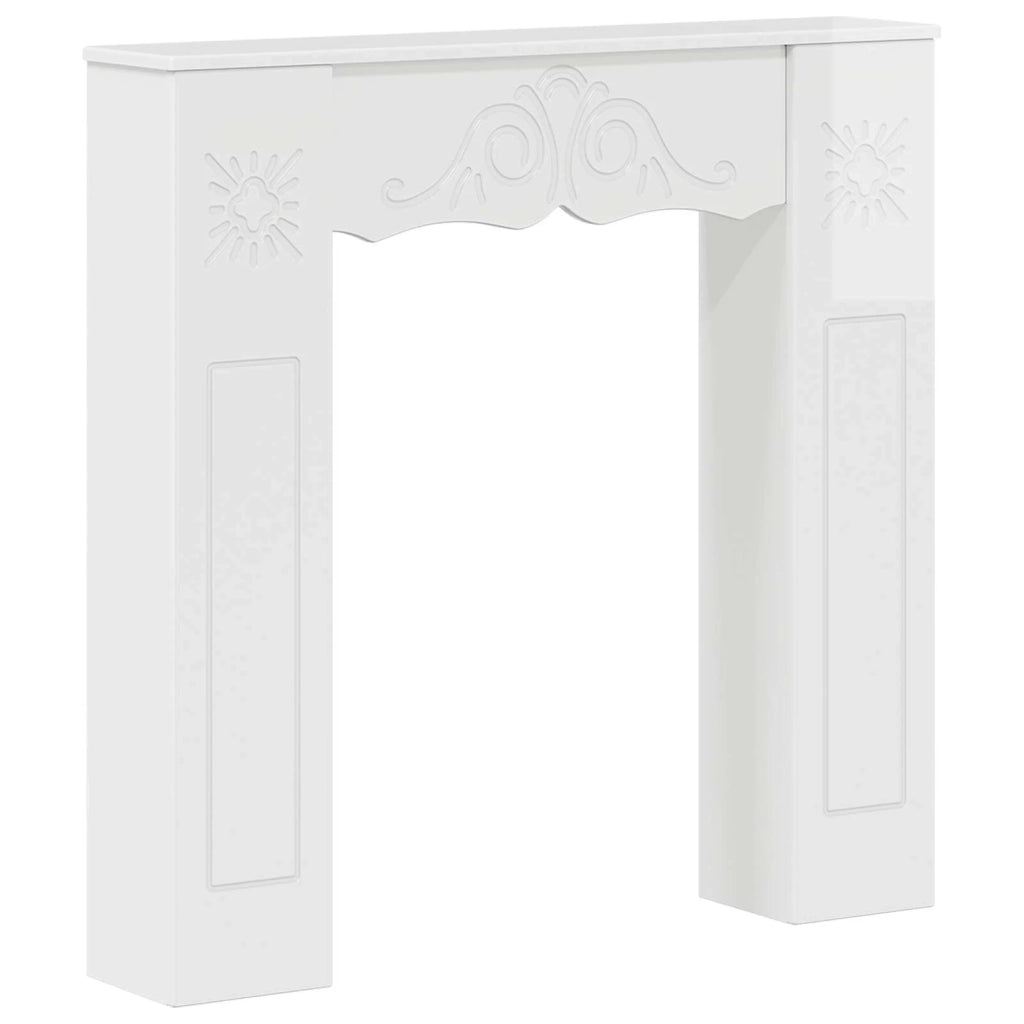 Cornice per camino Bianco Lucido 102 x 20 x 102 cm 8006637