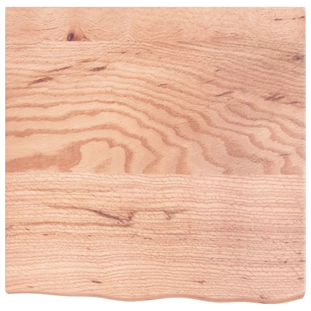 Ripiano Muro Marrone 60x60x(2-4) cm Massello Rovere Trattato 363654