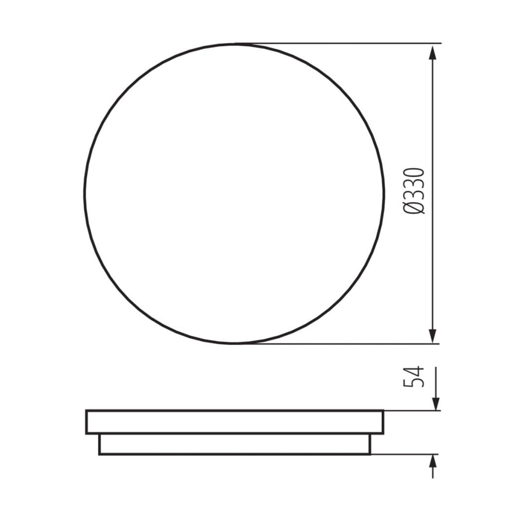 Plafoniera LED Kanlux STIVI 36W 4000K sensore IP65