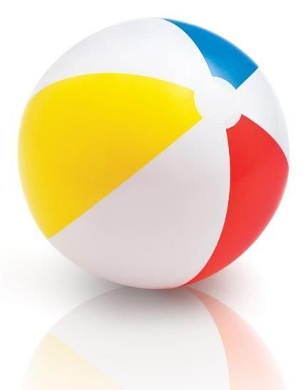 Intex 59020 pallone da spiaggia 51 cm Vinile Blu, Rosso, Bianco, Giallo