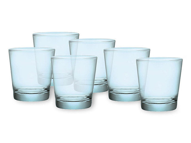 Bormioli Rocco Vc6kf Confezione 6 Bicchieri Sestriere Azzurro 24cl