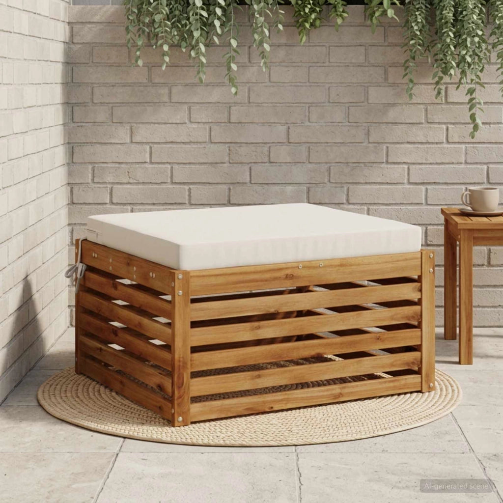 Cuscino per Sedia in Unico Pezzo SOEST 100% Poliestere Bianco 944707