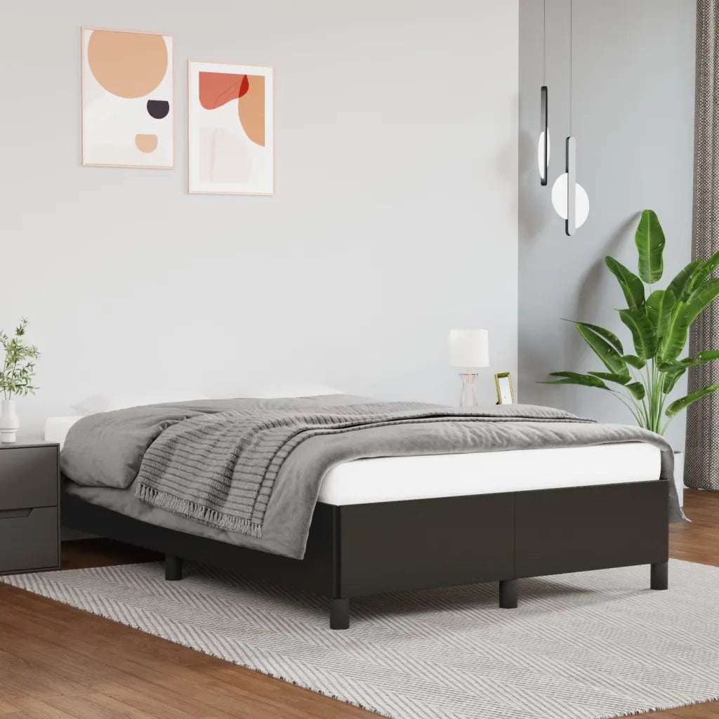 Giroletto-Struttura Letto Nero 120x200 cm in Similpelle 712038