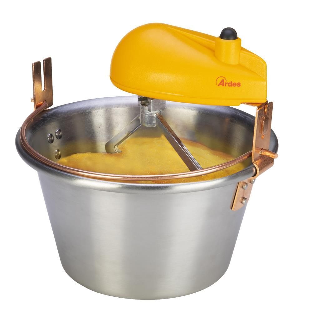 Ardes AR2481 sbattitore Sbattitore con base 15 W Rame, Stainless steel, Giallo