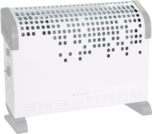 Pyramidea TC203V stufetta elettrica Interno Grigio, Bianco 1800 W Stufa elettrica a convezione