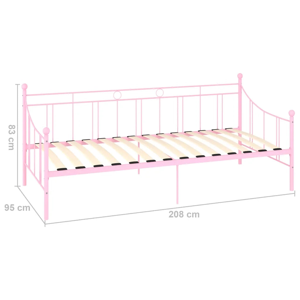 Telaio Divano letto | Sof¨¤ letto | Letto singolo Rosa in Metallo 90x200 cm