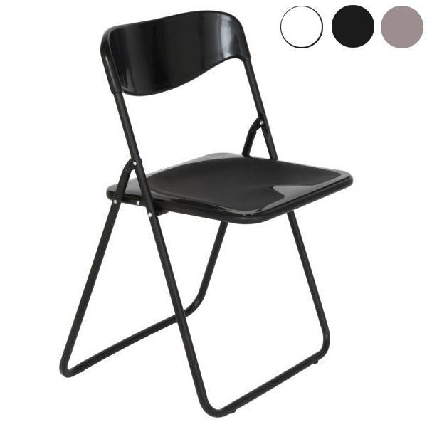 Metal Far Sedia Acciaio Poker New Bianca