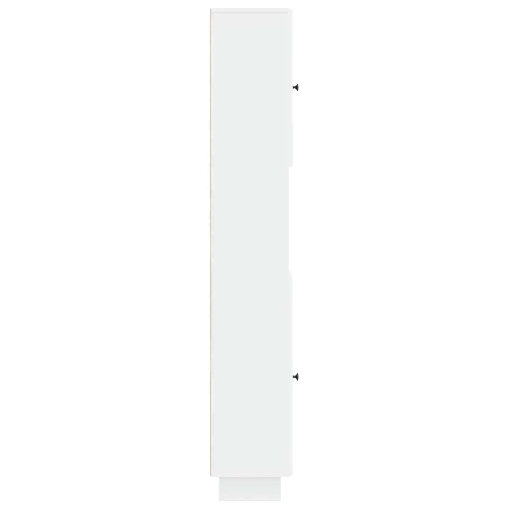 Armadio da Bagno con Ripiano Aperto EDE Bianco 30 x 31 x 190 cm 895935