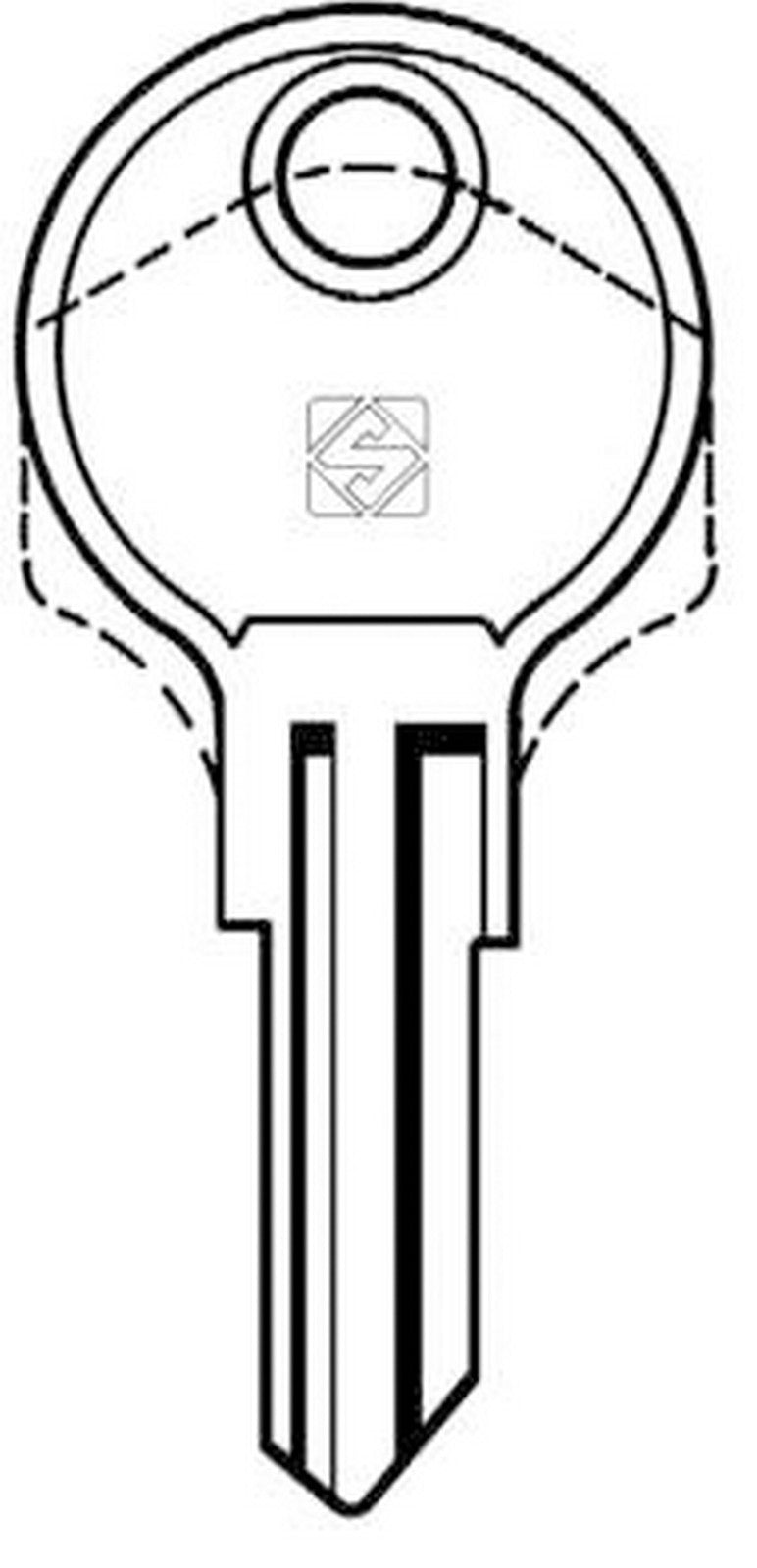 chiavi silca art. cab1 gr.2 cod:ferx.20050