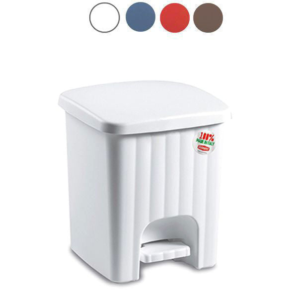 Stefanplast Pattumiera a Pedale Mini Blue Palace 4.5 Litri