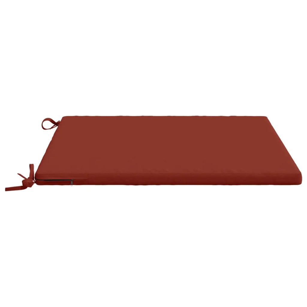 Cuscini per Sedia in 4 Pezzi SOEST 4 pz 100% Poliestere Rosso 944776