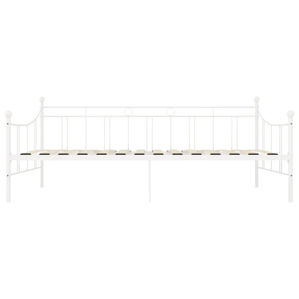 Telaio Divano Letto Bianco in Metallo 90x200 cm 284668