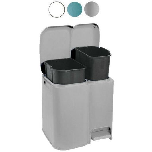 Tontarelli Pattumiera Differenziata Patty 2 Aurora Azzurro