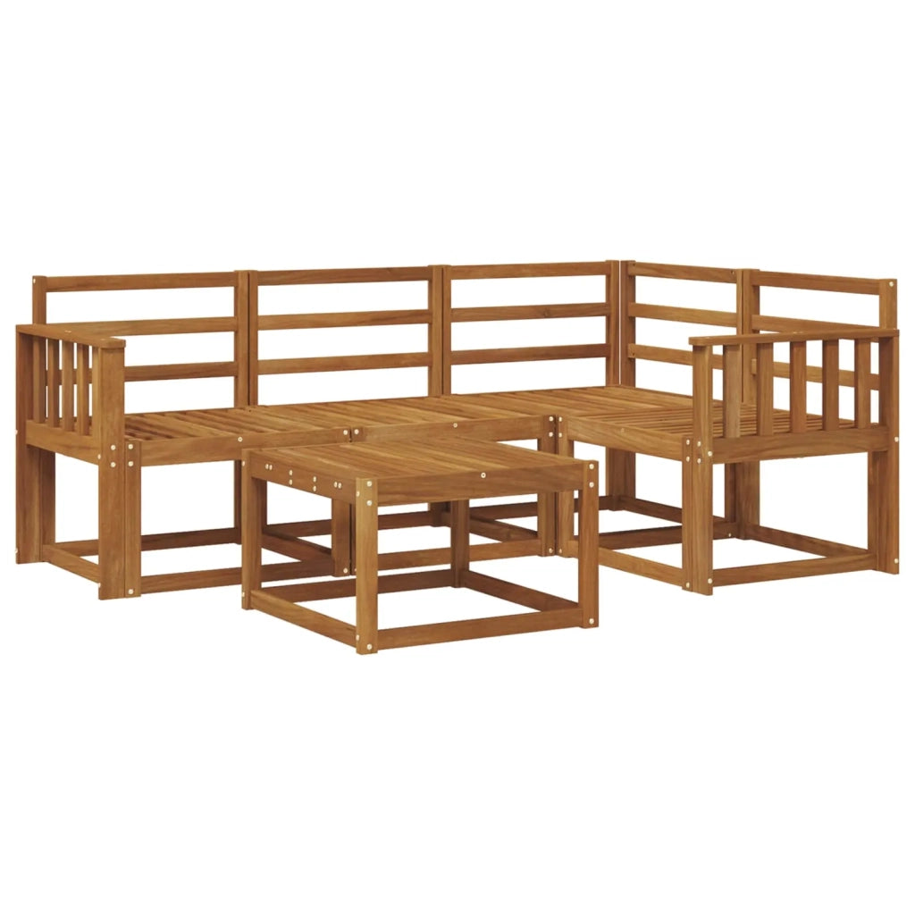 Set di divani da esterno 5 pcs Naturale 3366352