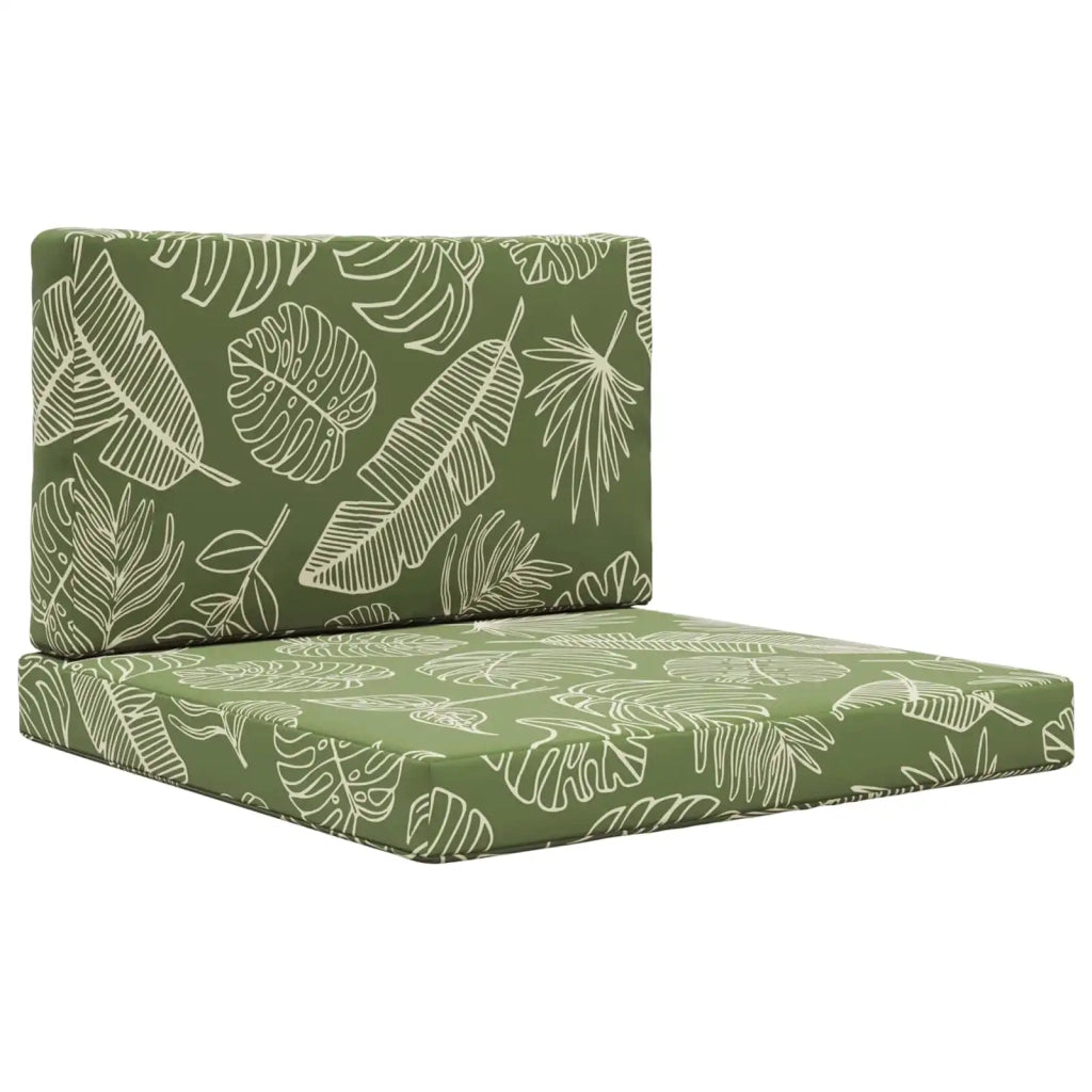 Cuscino per divano da esterno 2 pcs Design a foglia Poliestere