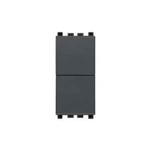 20066 due Pulsanti Indipend. No+No 10A Grigio Eikon