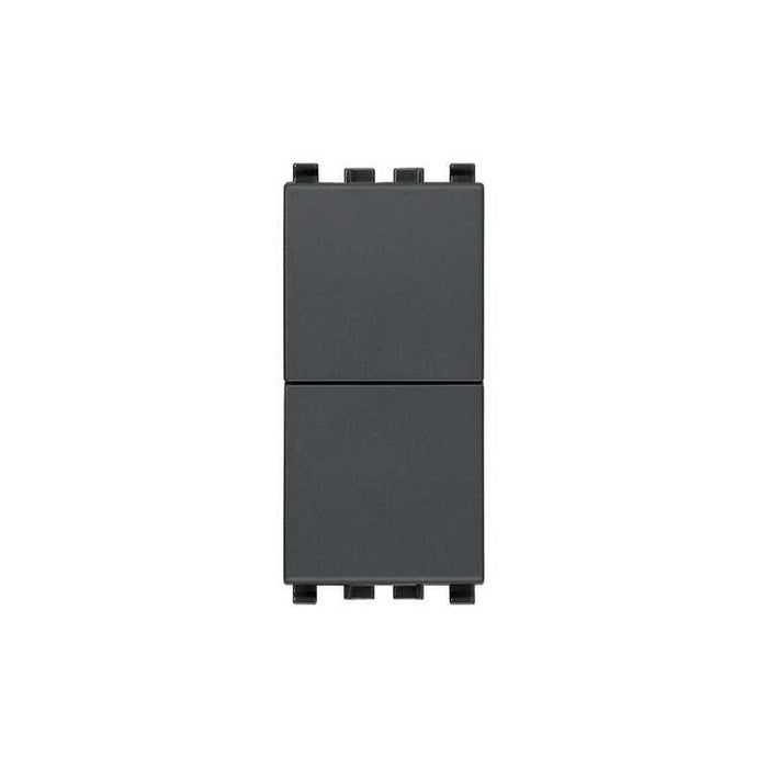 20066 due Pulsanti Indipend. No+No 10A Grigio Eikon