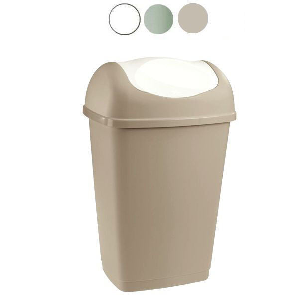 Tontarelli Pattumiera Basculante Grace 25 Litri Salvia