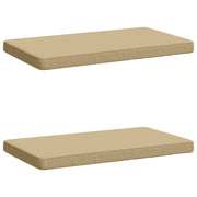 Cuscini per Panchina a 2 Pezzi VUGHT 2 pz 100% Poliestere Beige 951717