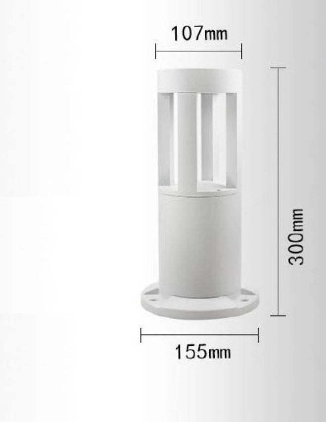 LAMPIONE PALO GIARDINO LED ILLUMINAZIONE DA ESTERNO 15W IP65 30CM LUCE FREDDA PER DECORAZIONE AIUOLE PRATO PAVIMENTO