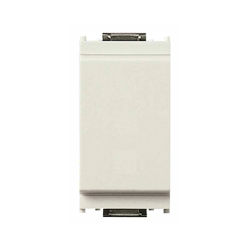 16542.B Copriforo Fronte Liscio Bianco Idea