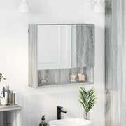 Mobiletto per specchio con porta Grigio Sonoma 59 x 17 x 55 cm 883370