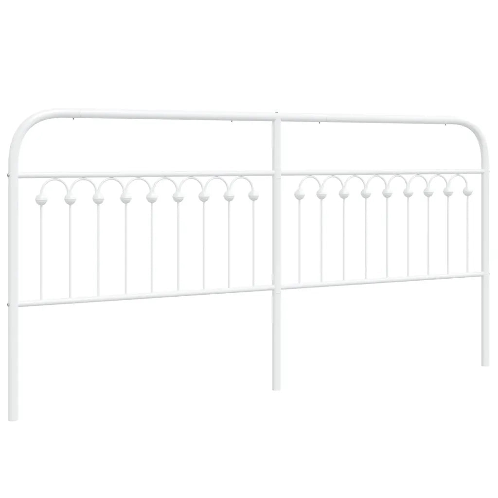 Testiera di Ricambio in Metallo Bianco 193 cm 376686
