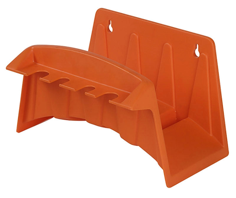 Kit Portatubo da Muro in Polipropilene con Tubo 25m e Accessori Agrati Arancione