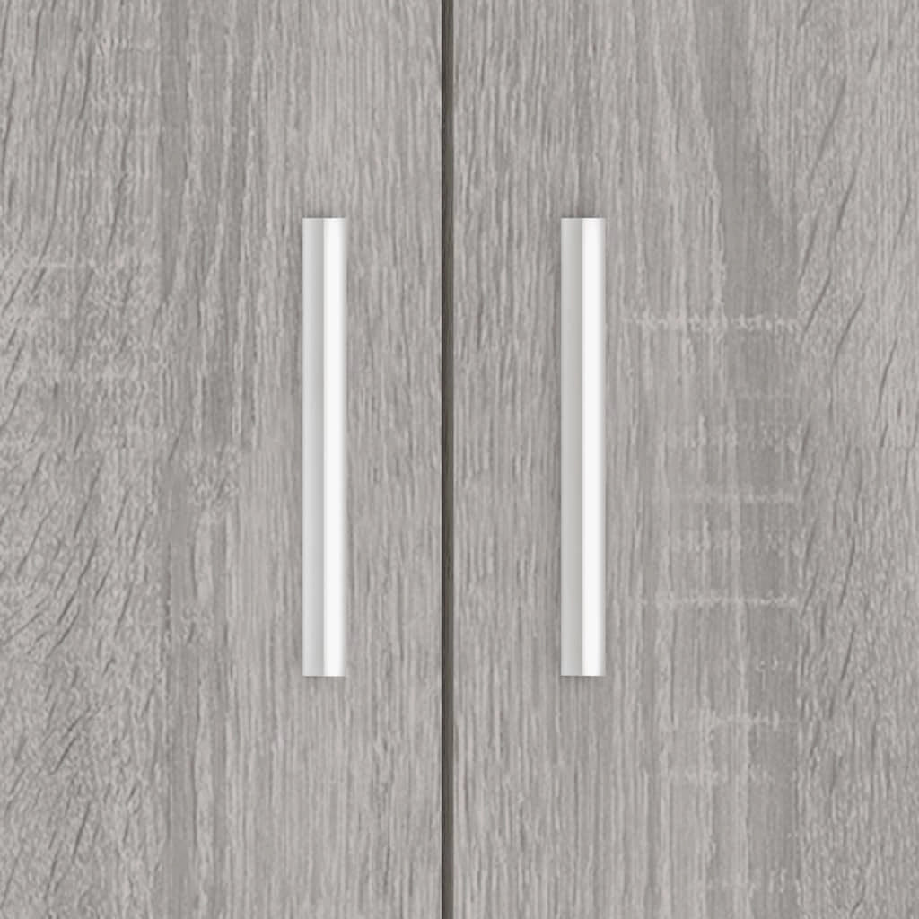 Supporto base per mobiletto acquario mobili Sonoma 81 x 36 x 73 cm legno ingegnerizzato grigio 02_0045095