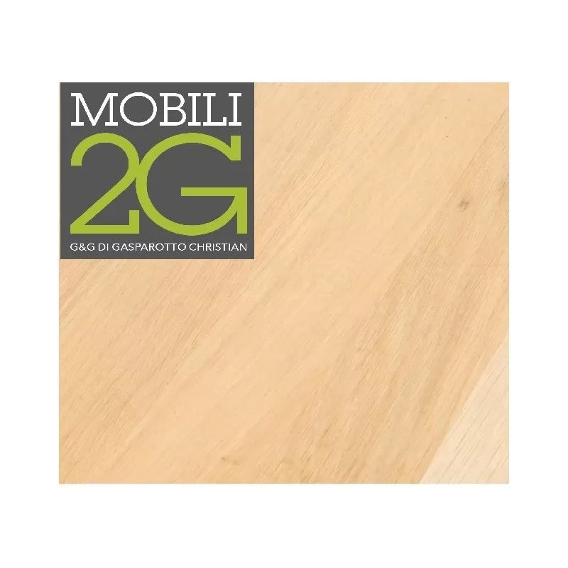 Tavolo massello nodo aperto 180x90 sp. 6 cm  fisso (816) - Mobili 2G