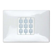 NICE WRW NICEWAY-OPLA SUPPORTO A PARETE RETTANGOLARE BIANCO OPLA