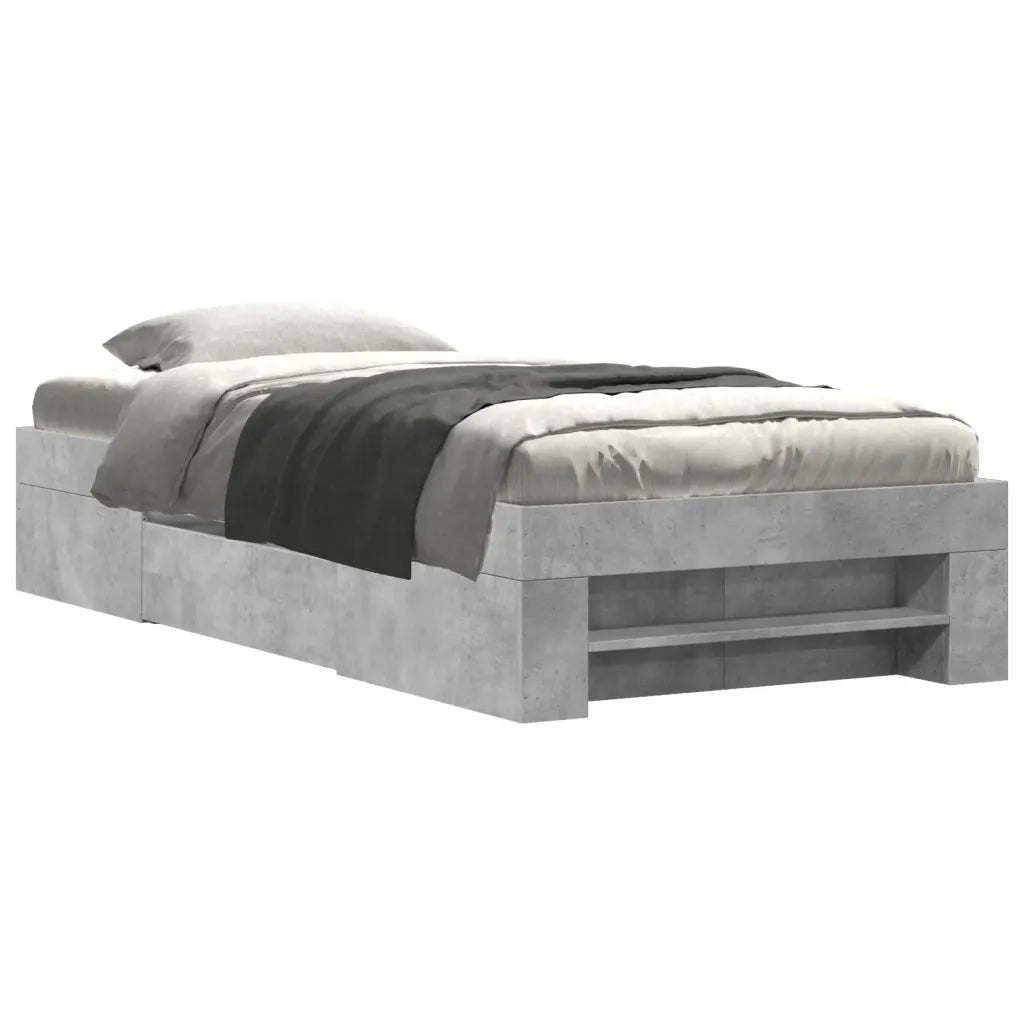 Giroletto Grigio Cemento 90x190 cm in Legno Multistrato