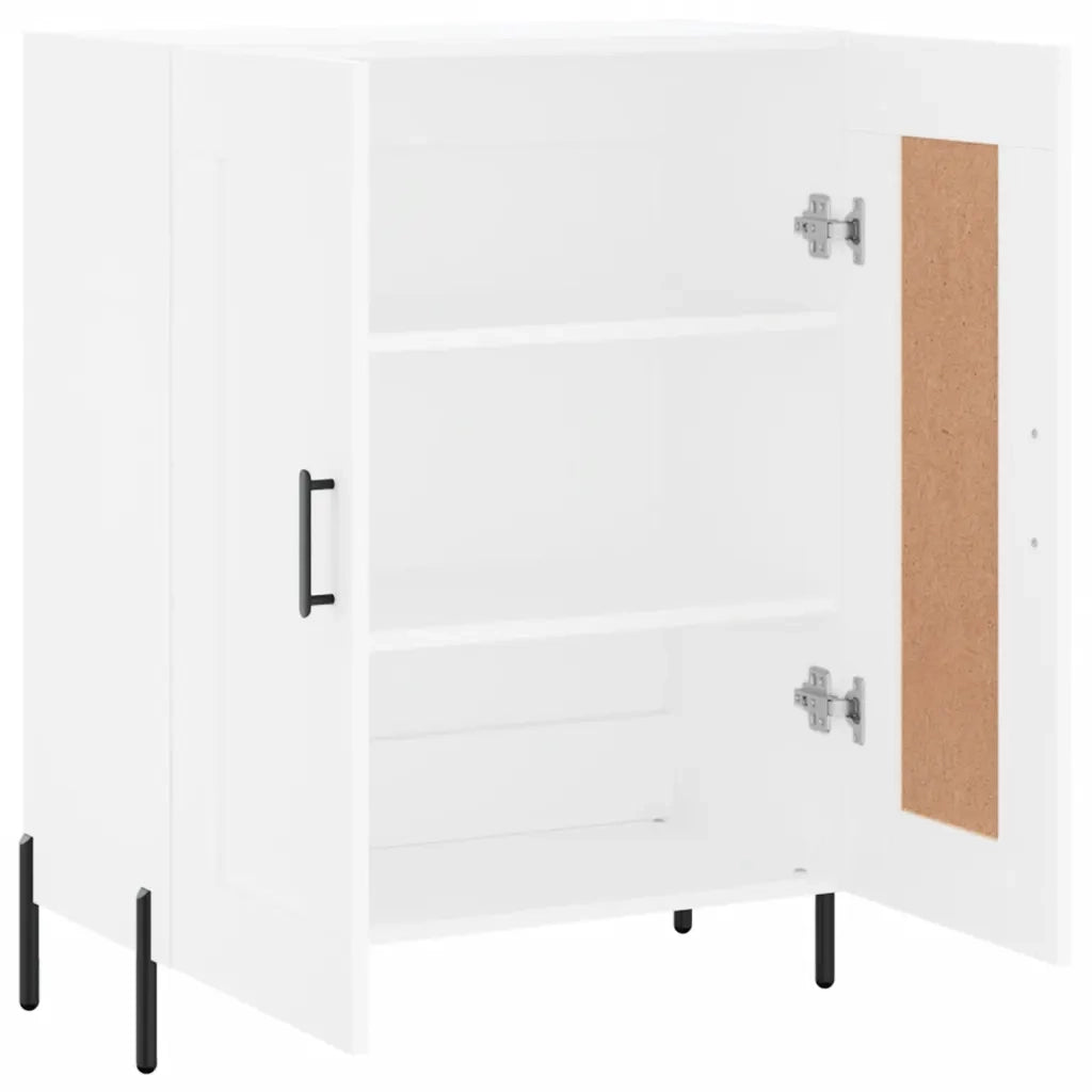 Credenza Bianca 69,5x34x90 cm in Legno Multistrato 830204
