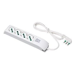 FANTON 410100 prolunghe e multiple 1,5 m 4 presa(e) AC Interno Bianco