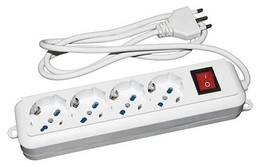 Link Accessori LKMP04 prolunghe e multiple 1,5 m 4 presa(e) AC Interno Bianco