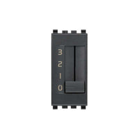 20095 Commutatore a Slitta 1P 6(2)A Grigio Eikon