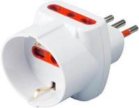 Rosi RS78045T adattatore per presa di corrente Tipo L (IT) Tipo L (IT) + Tipo F Rosso, Bianco