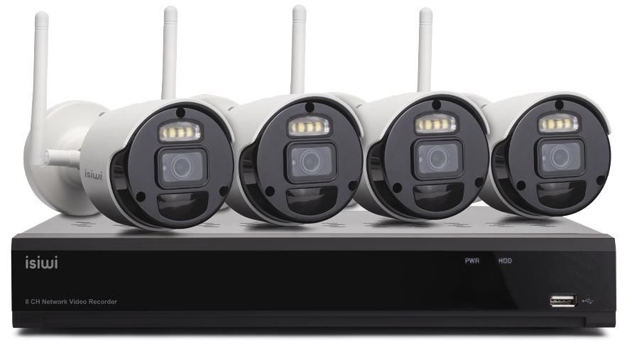 Isiwi Connect S4 Sferico Telecamera di sicurezza IP Interno e esterno Soffitto/muro