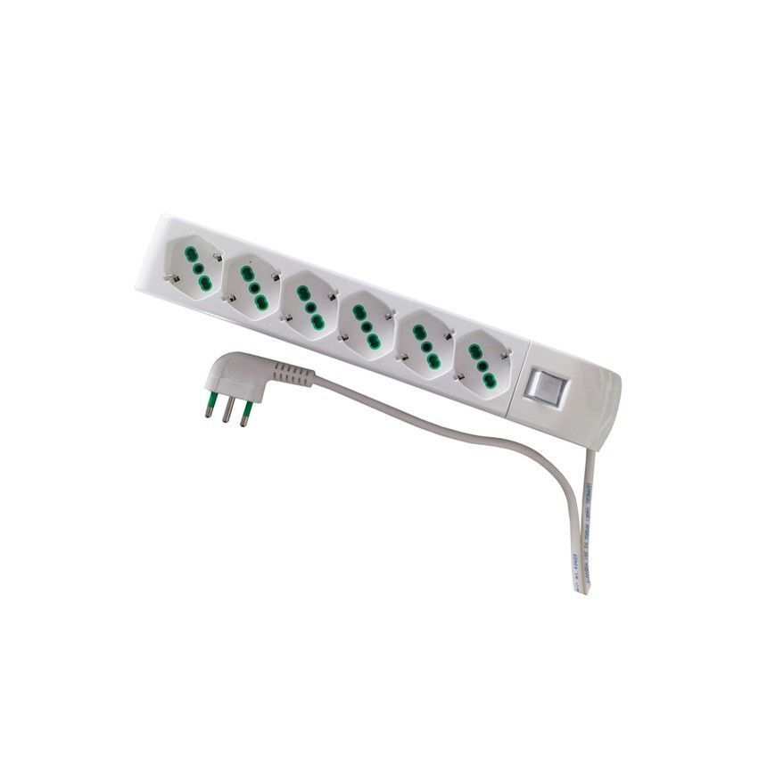 Fme Prolunga Multipla 3X1 6P + Interni Bianco 410200