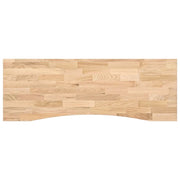 Piano Tavolo | Superficie Tavolo | Piano Scrivania 140x60x2,5 cm Rovere Massello Non Trattato