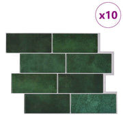 Piastrella subway 10 pz Verde Scuro 29 x 21 cm CFW2454048