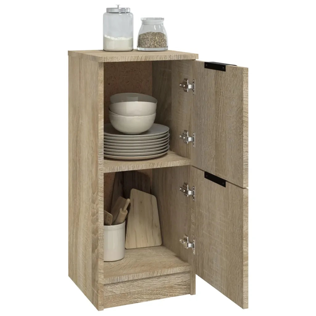 Credenza Rovere Sonoma 30x30x70 cm in Legno Multistrato 811175