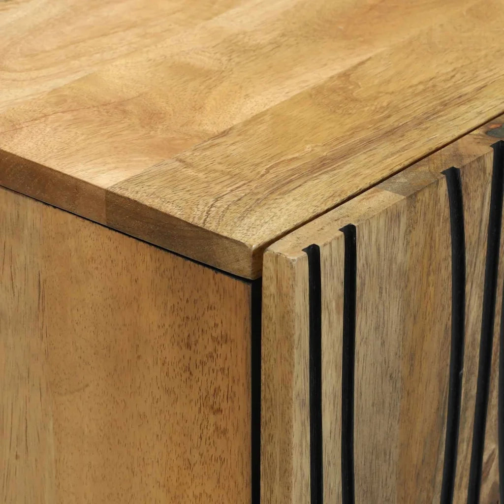 Credenza Naturale 60 x 33,5 x 75 cm Legno di mango massello 4017938