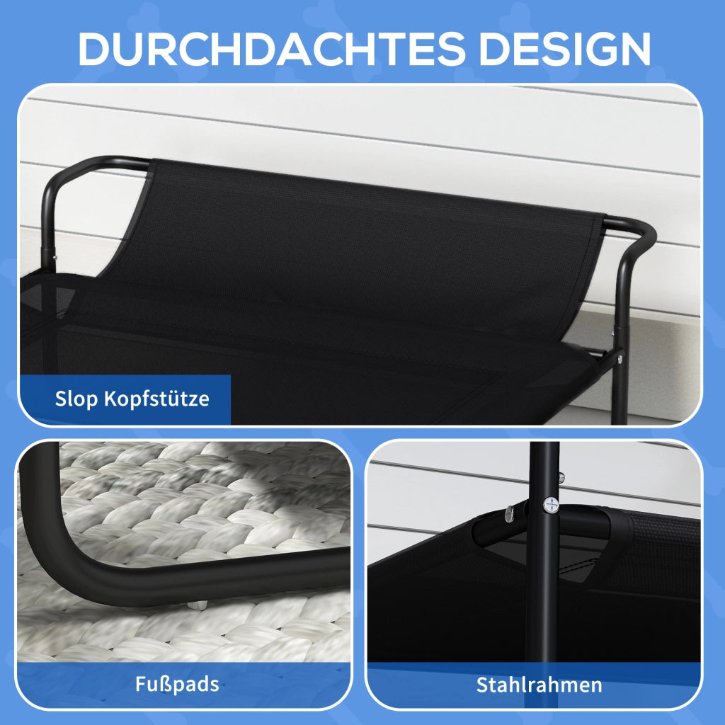 Cuccia per Cane ¨C zephmum ¨C Grigio Acciaio 29x91x69 cm