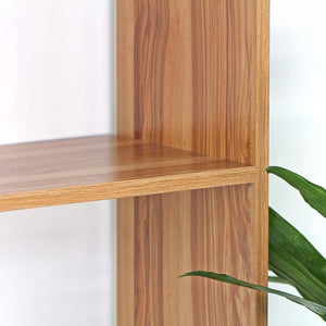 Libreria 12 Ripiani 124x160x24 cm in Legno Melaminico Naturale