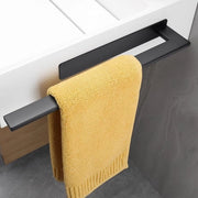 Sostituto Asciugamani - Nero Acciaio Inossidabile - Autoadesivo - 39 cm - Bagno Cucina - Asciugamani