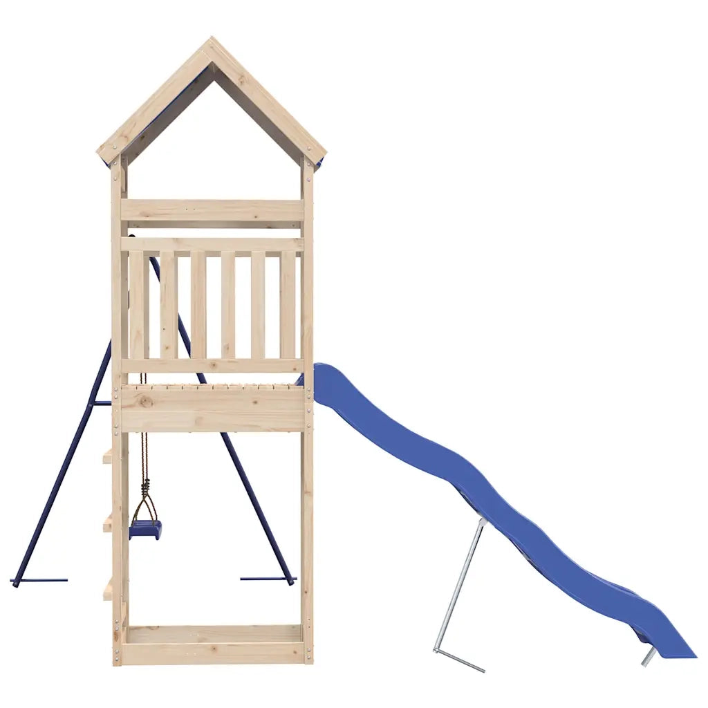 Set da Gioco da Esterno in Legno Massello di Pino 3279034