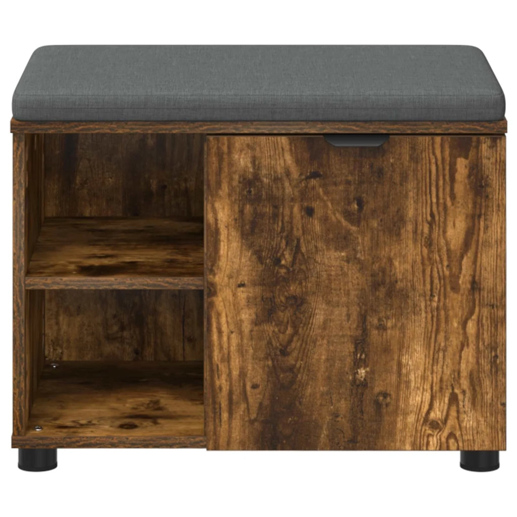 Panca per ingresso con porta Quercia Affumicata 60 x 38 x 46 cm 891500